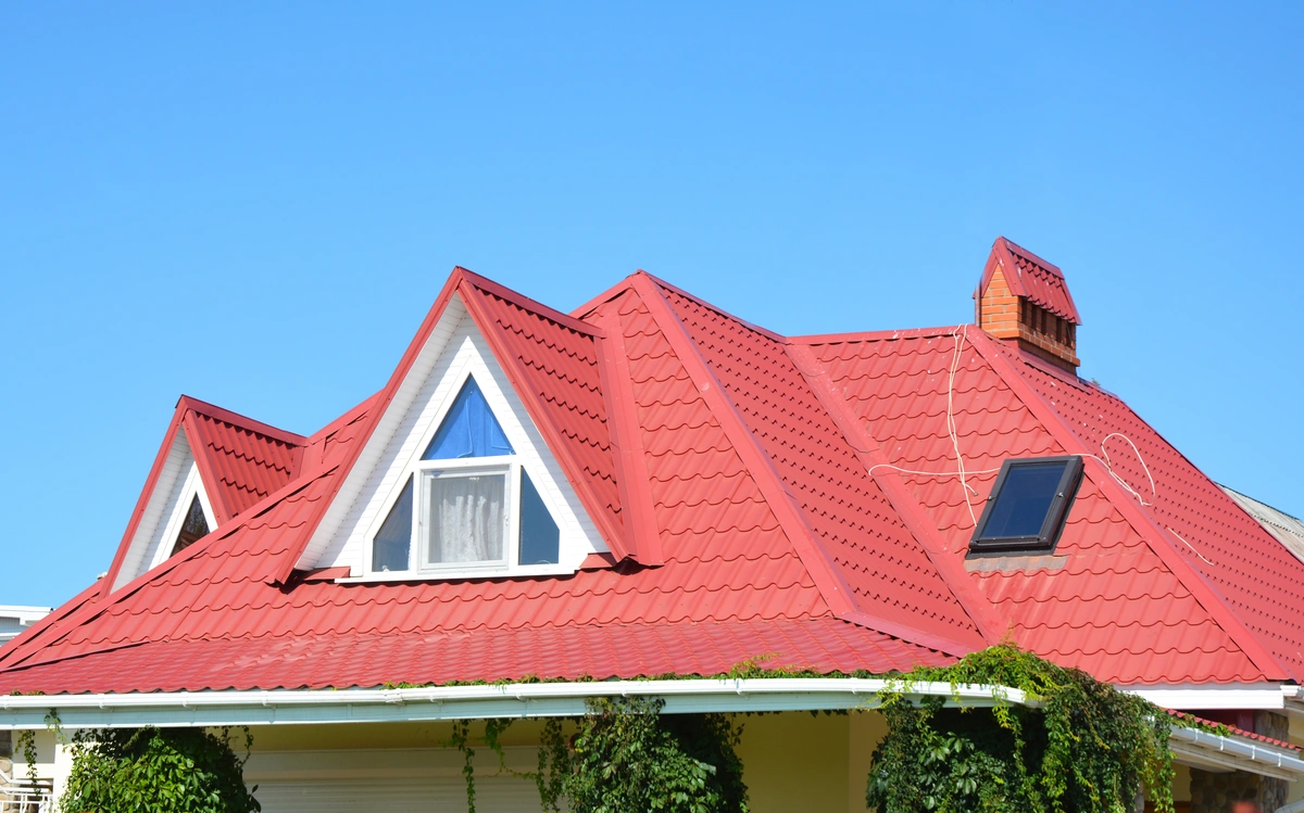 red hip roof