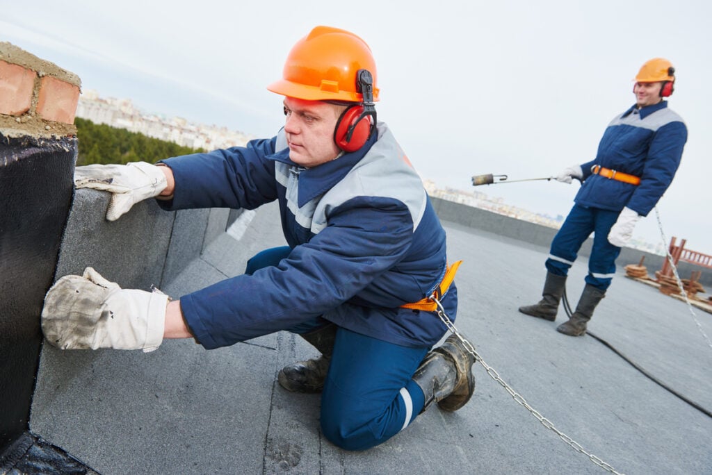 flat roof materials