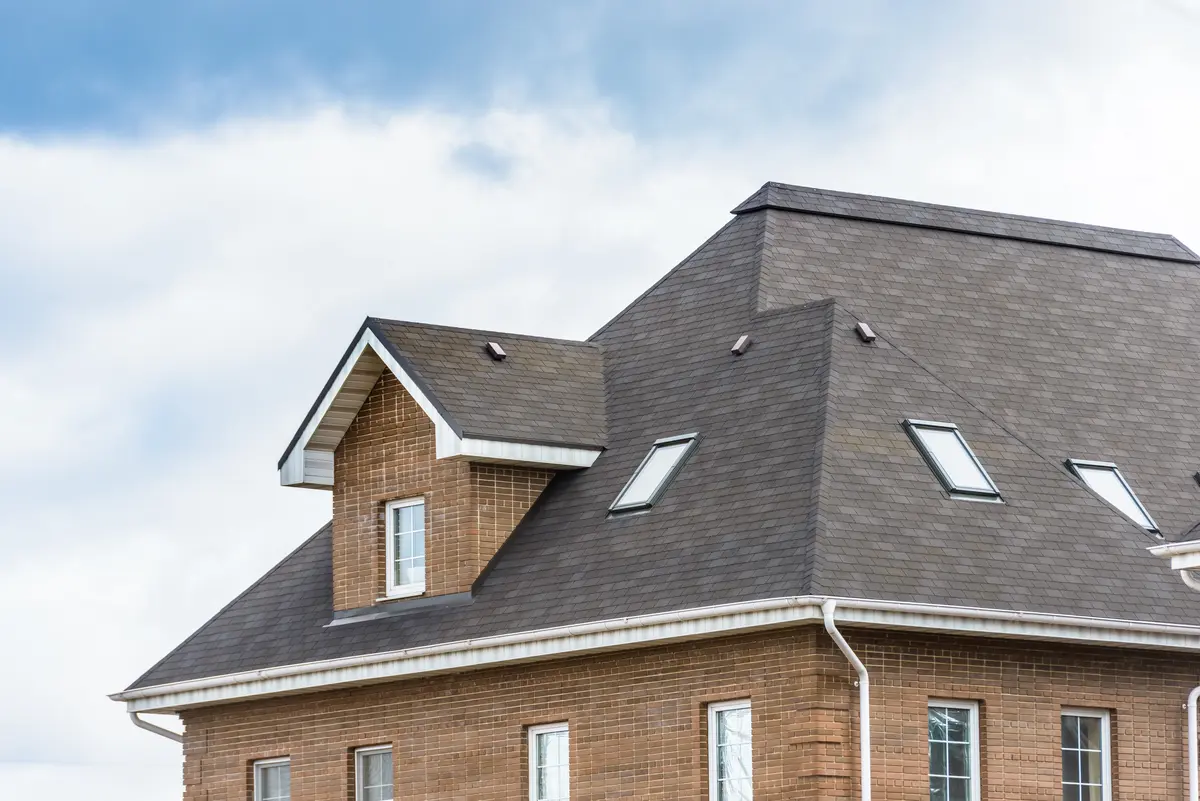 bricks and shingles