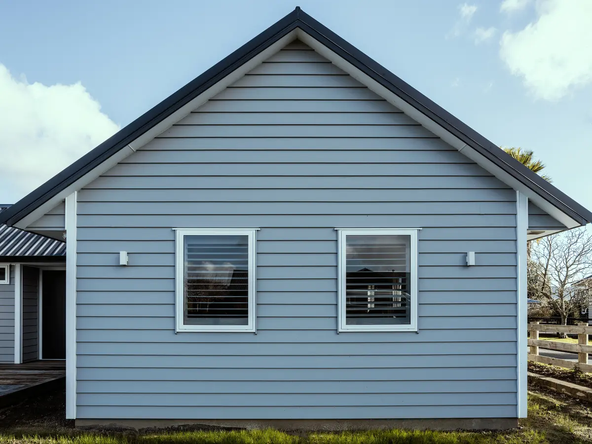 flat siding of a house