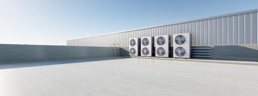 large commercial building pvc roofing exton pa