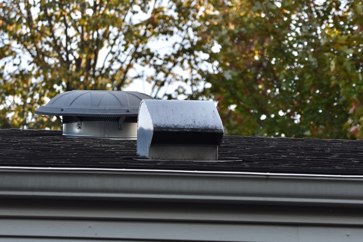 attic vent on roof