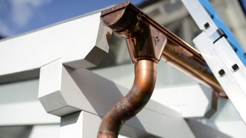 copper gutters maintenance