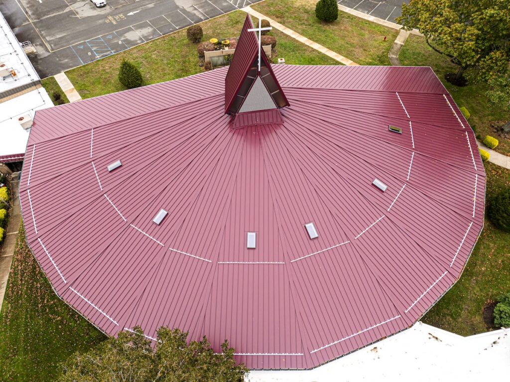 O'Donnell red metal roof